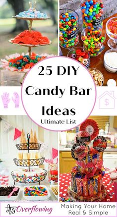 candy bar ideas for the ultimate party