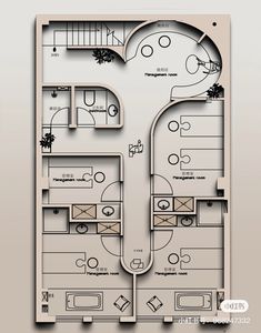 the floor plan for an office building