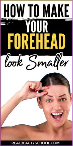 Big forehead? Here's a quick and simple big forehead solution with 10 easy beauty tips that will make your forehead look smaller! - how to get a smaller forehead without surgery - how to make your forehead appear smaller - beauty tips to make your forehead look smaller - how to make your forehead look smaller - smaller forehead makeup tips Hairstyles For Larger Forehead, How To Shrink Forehead, How To Shrink Your Forehead, How To Style Forehead Bangs, Simple Hairstyles For Big Foreheads, Big Forhead Picture, How To Get Rid Of Big Forehead, How To Reduce Forehead Size, Big Forehead Makeup