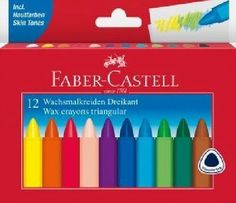 Lapis Faber Castell, Crayons Pastel, Shapes Kindergarten, Pen Store, Note Memo, Wax Crayons