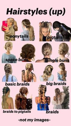 Tied Up Hairstyles, Basic Ponytail, Hair Styles For Kids, Loose Bun, Cute Sporty Hairstyles, Basic Hairstyles, Hairstyle Examples, Cute Hairstyles For School, Easy Hairstyles For Thick Hair