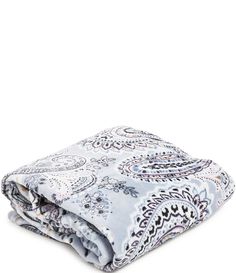 From Vera Bradley&#x2C; the Soft Sky Paisley Plush Throw Blanket features:Curl up with something soft and colorfulThis plush throw is generously sized for keeping warm and toasty100% polyesterMachine wash cold separately&#x2C; gentle cycle&#x2C; only non-chlorine bleach when needed tumble dry lowApprox. 50" W x 80" HImported. Blankets Preppy, Vera Bradley Blanket, Fashion Umbrella, Plush Throw Blanket, Weekend Travel Bags, Plush Throw Blankets, Belt Purse, Flip Flop Slippers, Toiletry Bag Travel