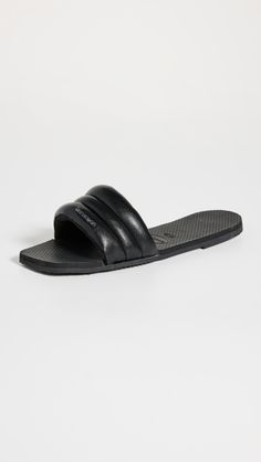 Fast Free Shipping & Free Returns on Havaianas You Milan Sandals at Shopbop. Shop new arrivals from Havaianas at Shopbop.com Trendy Leather Flip Flops With Textured Footbed, Orla Kiely Bags, Madrid Big Buckle, Birkenstock Madrid Big Buckle, Orthopedic Sandals, Black Sandals Flat, Havaianas Flip Flops, Logo Emblem, Birkenstock Sandals