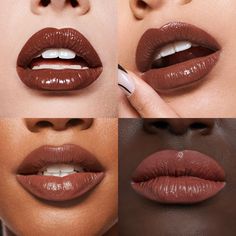 Urban Decay | Vice Lip Bond Glossy Longwear Liquid Lipstick | Shade: Law Of Attraction Urban Decay Vice Lip Bond, Dark Copper Brown, Urban Decay Lip Gloss, Winter Skin Tone, Lipstick Ingredients, Brown Black Hair, Hair Dark Brown, Glossier Lipstick, Urban Decay Cosmetics