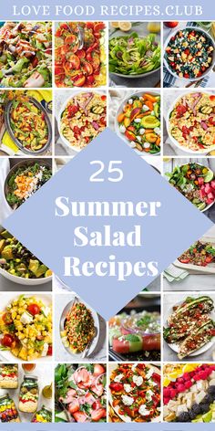 25 summer salad recipes that are delicious and easy to make with the help of your family