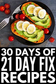 30 Days of 21 Day Fix Recipes for Weight Loss | We’re sharing 150 breakfast, lunch, dinner, snack, and dessert recipes you can enjoy on the 21 Day Fix diet! Whether you like cooking on the fly or prefer using your crockpot / instant pot, need vegan or vegetarian options or prefer meals with chicken, beef, and/or pork, follow a gluten free diet or eat absolutely ANYTHING, these meals will fill you while still getting you beachbody ready! #21dayfixrecipes #21dayfixapproved #21dayfixextreme 21 Day Challenge Diet Clean Eating, Greg Doucette Recipes, 21 Day Fix Chicken Recipes, 2b Mindset