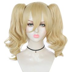 PRICES MAY VARY. Natural Design of Blonde Wig for Anime Cosplay: According to anime, we design this blonde pigtails wig for cosplay. Cosplay lovers can wear our synthetic blonde ponytail wig to take part in different cosplay events and parties Trim The Wig for Better Experience: It’s better for the customers to style your own wigs for your personal preference. You can tirm this wavy blonde ponytail wig with hair gel or comb before you wear to get much fun Adjustable Designs for Different Head Ci Pigtail Wig, Blonde Back, Bubbles Powerpuff, Power Puff Girls Bubbles, Blonde Cosplay Wig, Blonde Cosplay, Double Ponytail, Blonde Ponytail, Ponytail Wig