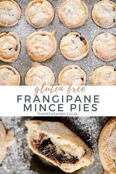 gluten free french mince pies on a baking sheet