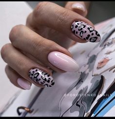 Art Deco Nails, Leopard Nails, Pretty Nail Art Designs, Dry Nails, Short Acrylic Nails Designs, Oval Nails, Luxury Nails