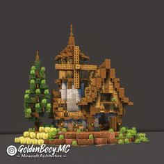 Minecraft Burg, Windmill Minecraft, Minecraft Barn, Minecraft Medieval House, Minecraft Starter House, Minecraft Shops, Minecraft Structures, Bangunan Minecraft, Minecraft Farm