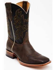 Mens Square Toe Boots, Square Toe Cowboy Boots, Cowboy Boots Mens, Bota Country, Brown Cowboy Boots, Boot Barn, Wedding Boots, Western Lifestyle, Roper Boots