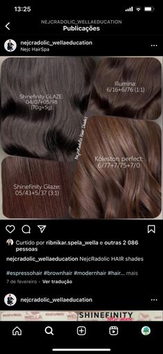 Brown Hair Colors Formula, Medium Brown Hair Formula, Mocha Brown Hair Formula, Wella Brunette Formulas, Wella Hair Formulas, Wella Color Touch Formulas Brown, Chocolate Hair Color Formula, Chocolate Brown Formula, Wella Koleston Perfect Formulas