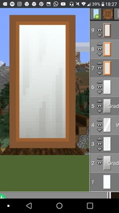 an image of a large screen in minecraft