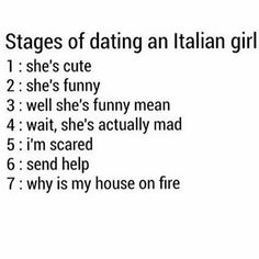 Italian Women Quotes, Start The Day Quotes, Italian Girl Problems, Stages Of Dating, Italian Problems, Italian Jokes, Italian Memes, Mean Humor, Funny Italian Jokes