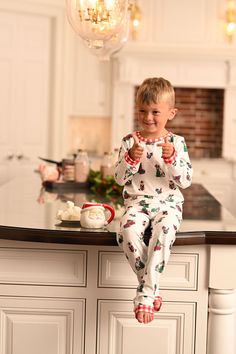 ALL SALES FINAL. No Refunds/Exchanges on Warehouse Sale items.Get ready to embrace the holiday spirit in style with our Christmas on the Farm Buttflap Pajamas! With a quirky buttflap design and festive farm print, these pajamas will keep you cozy and looking cute. 95% Polyester 5% Spandex True To Size Bodysuit: Sizes Newborn to 12m Two Piece Pant Set: Sizes 18m to 12y Elastic waistband Sewn on buttflap Playful Christmas Loungewear Set, Holiday Playful Sleepwear, Christmas Cotton Sleepwear, Christmas Cotton Sleepwear For Bedtime, Christmas On The Farm, Playful Christmas Sleepwear, Playful Long Sleeve Christmas Sleepwear, On The Farm, Christmas Pajamas