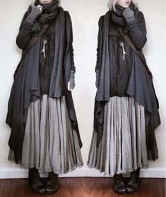 https://www.tumblr.com/dashboard | Strega fashion, Mori fashion, Mori girl fashion Dark Mori Fashion, Grey Autumn, Strega Fashion, Second Hand Fashion, Cosy Outfit, Dark Mori, Tokyo Street Fashion, Mori Fashion, Hipster Grunge