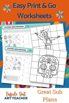 an easy print and go worksheet for kids to learn how to draw the characters