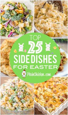 the top 25 side dishes for easter