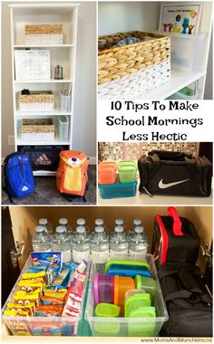 the top ten tips to make school mornings less hectic