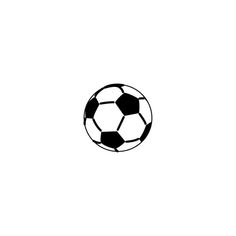 a black and white drawing of a soccer ball