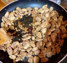 fried food being cooked in a frying pan