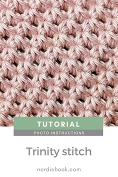 the crochet stitch pattern is shown with text that reads,'how to knit this