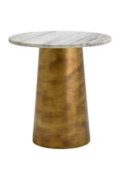 White Marble Side Table | Eichholtz Nuova | Oroa.com White Marble Side Table, Fireplace Pictures, Marble Top Side Table, Bistro Table Outdoor, Outdoor Mirror, Outdoor Bar Table, Garden Furniture Covers, Marble Side Tables, Trendy Home Decor