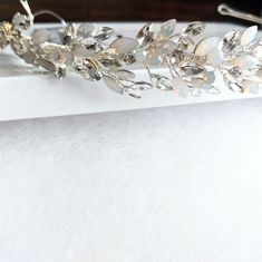 Dareth Colburn Opal And Crystal Bridal Headpiece (Tiara/Headband). New With Tags And Box. Never Worn. Absolutely Stunning. Hand Made. Crystal Bridal Headpiece, Tiara Headband, Crystal Headpiece, Headband Tiara, Bridal Headpiece, Bridal Headpieces, Headpiece, Tiara, Hand Made