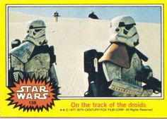 a star wars card with two storm troopers