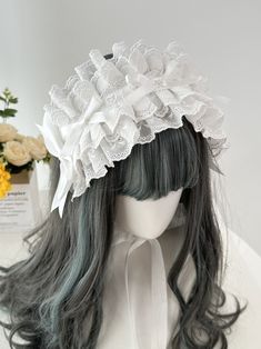 Elevate your Lolita fashion game with our Charming 4-Color Sweet Lolita Bowknots Hairband. Carefully crafted to add a touch of elegance and sweetness to your ensemble, this hairband is perfect for completing any Lolita outfit. White Bow With Matching Headband, White Hair Accessories With Decorative Bow For Summer, White Decorative Bow Hair Accessories For Summer, White Headpieces As A Spring Gift, White Headpieces For Spring Gift, White Headband With Decorative Bow For Gifts, White Harajuku Style Hair Accessories, White Bow Headband Hair Accessory, White Satin Bow Headband