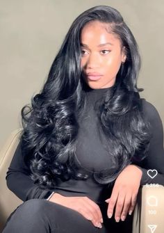 Bombshell Curls, Quick Weaves, Sew In Hairstyles, Hair Inspo Color, Side Part