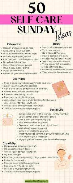 Sunday Self Care, Selfcare Ideas, Sunday Ideas, Detox Day, Diy Spa Day, Workout Home, Self Care Ideas