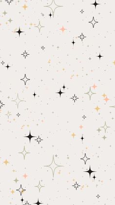 an abstract pattern with stars on a white background