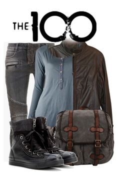 an image of a woman's outfit with boots and purse on the cover of the 100 magazine