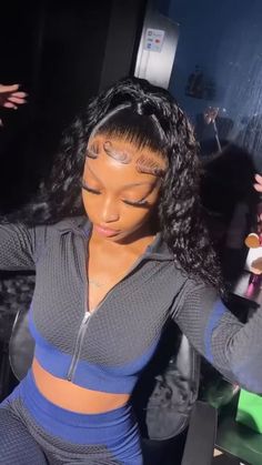 Black Hair Quick Weave, Teenage Hairstyles, Braided Hairstyles For Black Women Cornrows, Frontal Wig Hairstyles, Big Box Braids Hairstyles, Black Ponytail Hairstyles, Quick Weave Hairstyles, Quick Braided Hairstyles, Frontal Hairstyles