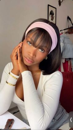 Fashion Assistant, Hair Twist Styles, Fringe Hairstyles, Penteado Cabelo Curto, Natural Hair Braids, African Braids Hairstyles, Relaxed Hair, Baddie Hairstyles