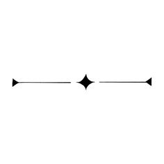 two arrows pointing in opposite directions on a white background