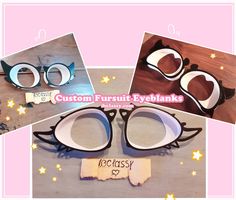 FREE SHIPPING ~3D Printed Fursuit CUSTOM Eyeblanks~ Lashes add on ---> https://www.etsy.com/listing/1170292415/free-shipping-3d-custom-lashes-add-on?click_key=4198e0e5e3691a146e7db49226800182eaa6cbe2%3A1170292415&click_sum=c5bcb076&ref=shop_home_active_1&frs=1 Custom orders welcome! Please share your ideas. THESE ARE CUSTOM EYE BLANKS -custom lashes can be bought as an add on- The blanks can be colored to your liking some paints may cost more than others depending on the detail such as gradients Fursuit Badge Base, 2d Fursuit Eyes, Canine Fursuit Head Base, Fursuit Head Base Pattern, Fursuit Eyes, Kemono Fursuit Head, Custom Lashes, Blank Photo, Custom Eyes