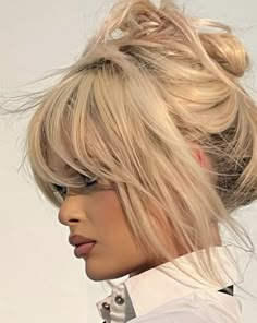 Bardot Hair, Blonde Hair Inspiration, Alter Ego, Hair Today, Big Hair, Aesthetic Hair, Hair Dos, Gorgeous Hair, Hairstyles With Bangs