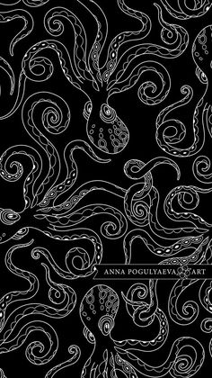 an abstract black and white pattern with swirls in the middle, on a dark background