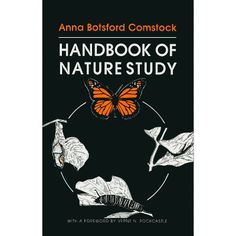 a book cover with an image of a butterfly and leaves in the center, on a black background