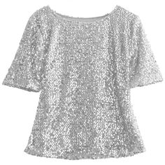 Loose Top, Casual Tops For Women, Silver Moon, Spring Shirts, Party Tops, Style Summer, Sequin Top, Tunic Blouse