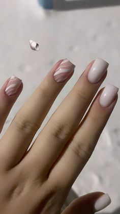 White Naildesign, Organizator Grafic, Kutek Disney, Milky Nails, Wow Nails, Simple Gel Nails, Minimal Nails, Blush Nails