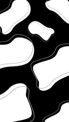 an abstract black and white pattern with wavy shapes