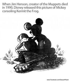 an advertisement for mickey and minnie mouse from the 1950's