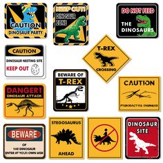 PRICES MAY VARY. Dinosaur Forest Wall Decor: Features a dinosaur forest scene with Triceratops, Tyrannosaurus, Pterosaur, Stegosaurus and Brachiosaurus Warning Sign for Kids Parties: Hang on walls, doors or gardens to block off private areas for adults Material: Printed on sturdy cardboard for long use and reusability Package Includes: 12 pcs of dinosaur warning signs with different patterns Customer Service: Contact us for any issues or questions via email and we will respond promptly Features Dino Themed Party, Fête Jurassic Park, Dino Party Decorations, Jurassic Park Party, Party Wall Decor, Birthday Watercolor, Watercolor Party, Dinosaur Party Decorations, Dinosaur Party Supplies