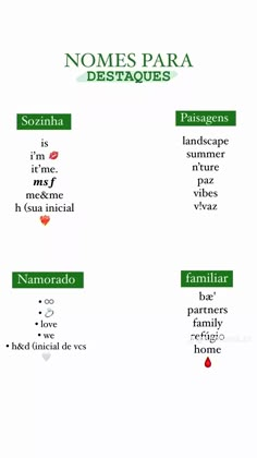 the names of different languages in spanish