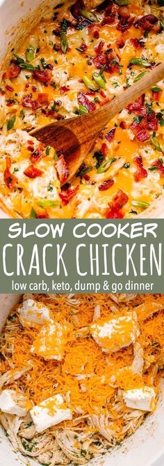 Low Carb Keto Dinner, Queso Cheddar, Chicken Thigh Recipes Crockpot, Chicken Slow Cooker Recipes, Keto Recipes Dinner, Crockpot Recipes Slow Cooker, Dinner Recipes Crockpot, Delicious Chicken, Chicken Crockpot Recipes