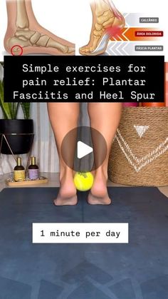 Alex Dalili on Instagram: "If discomfort is preventing you from enjoying your day, you might be dealing with issues like a heel spur or plantar fasciitis. A heel spur is a small bone growth that forms on the heel, while plantar fasciitis is an inflammation of the tissue band that connects the heel to the toes.
These exercises help relieve pain and improve your mobility. Watch the video and share this tip with someone who might need it!

Repost @brunapaludetti (Thank you)

#painrelief #health #mobility #flexibility #running #runner #sports #uk #usa #canada #newyork #losangeles #pt #workout #homeworkout" Plantar Facitis Home Remedies, Mobility Flexibility, Heel Spur, Foam Roll, Aging Backwards, Heel Pain, Get Happy, Acupressure