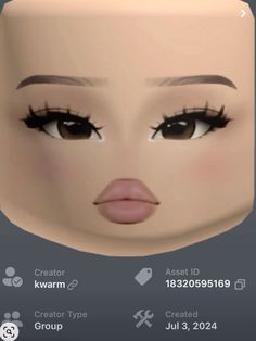 Roblox Face Codes Makeup, Roblox Face Codes, Doe Eye Makeup, Roblox Face, Bloxburg Decals Codes Aesthetic, Bloxburg Decals Codes